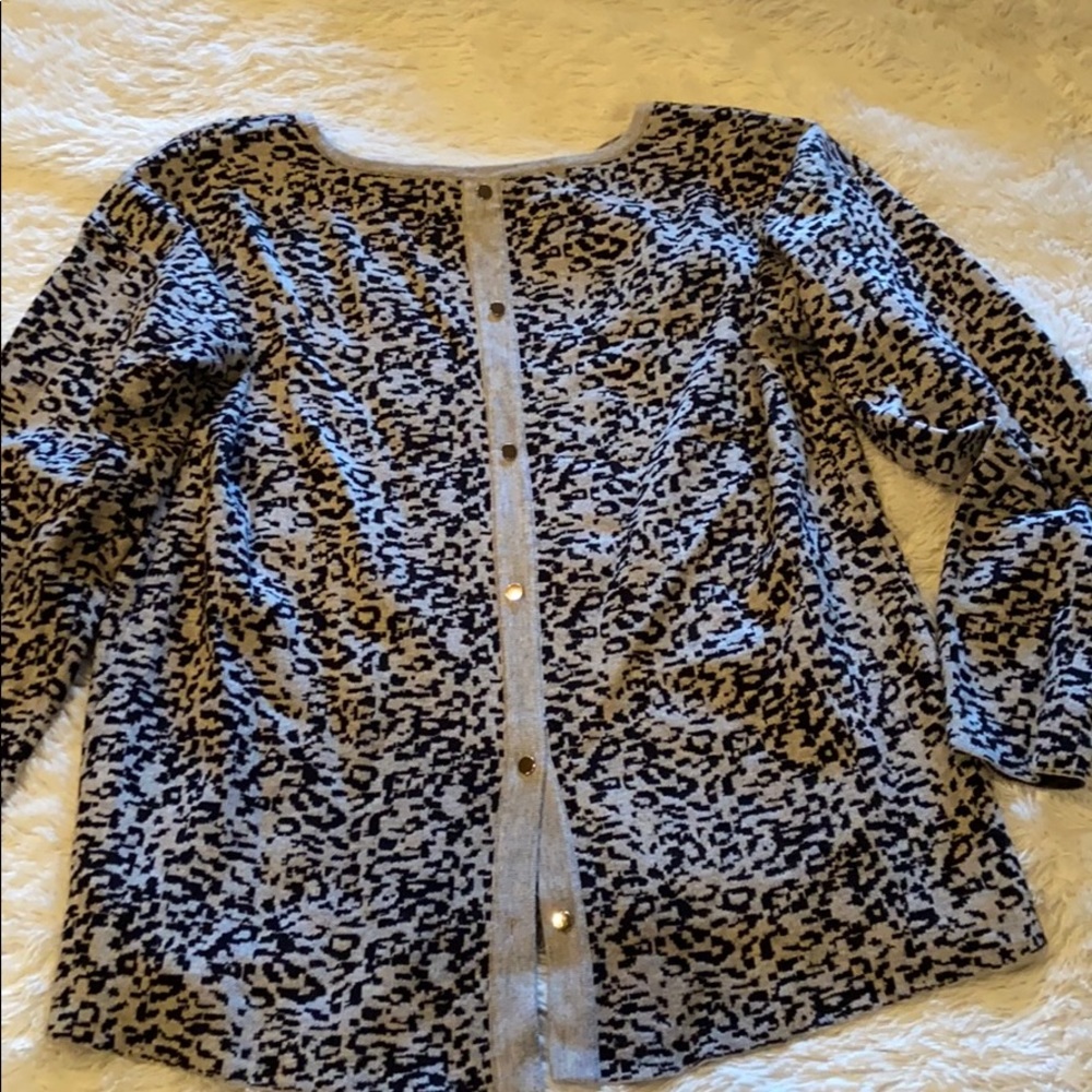 Leopard print sweater by NYDJ (L)